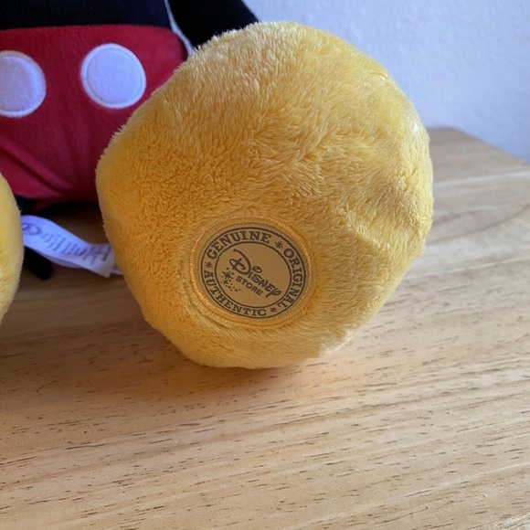 Disney Mickey Mouse Plush - Black, White, Red, Yellow - Picture 3 of 7